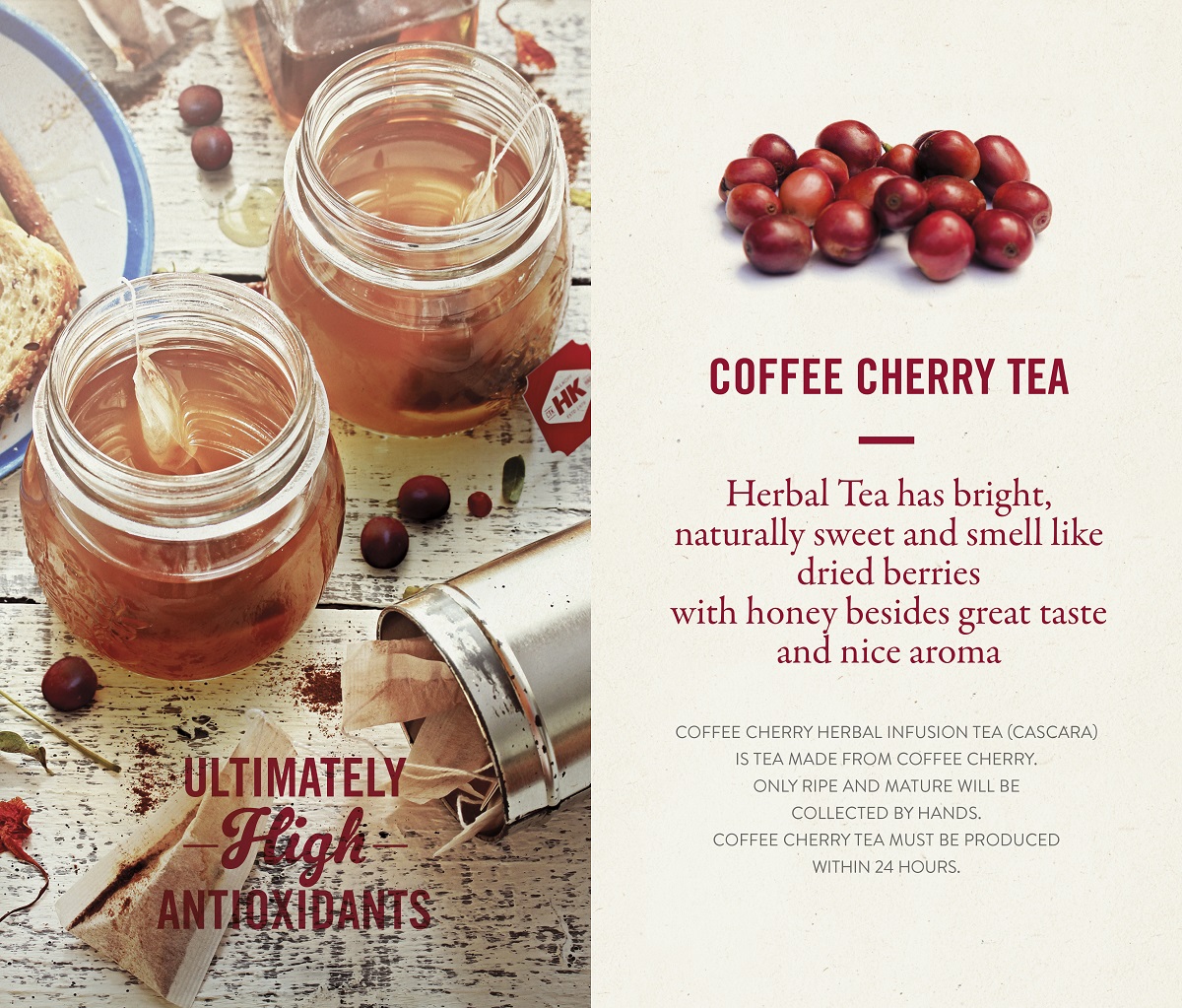 Hillkoff Coffee Cherry Tea